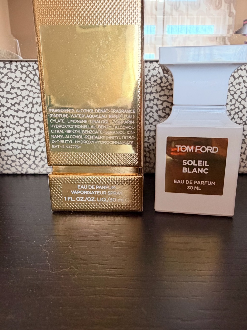 Tom Ford Soleil Blanc Accent Bottle in White and Gold